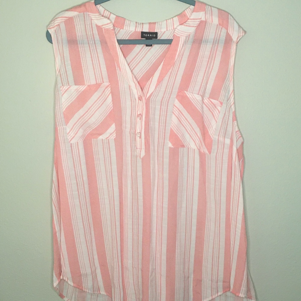 Torrid Pink Sleeveless shirt